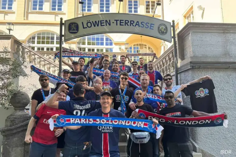LDC UEFA finale - le PSG soutenu jusqu'à Londres