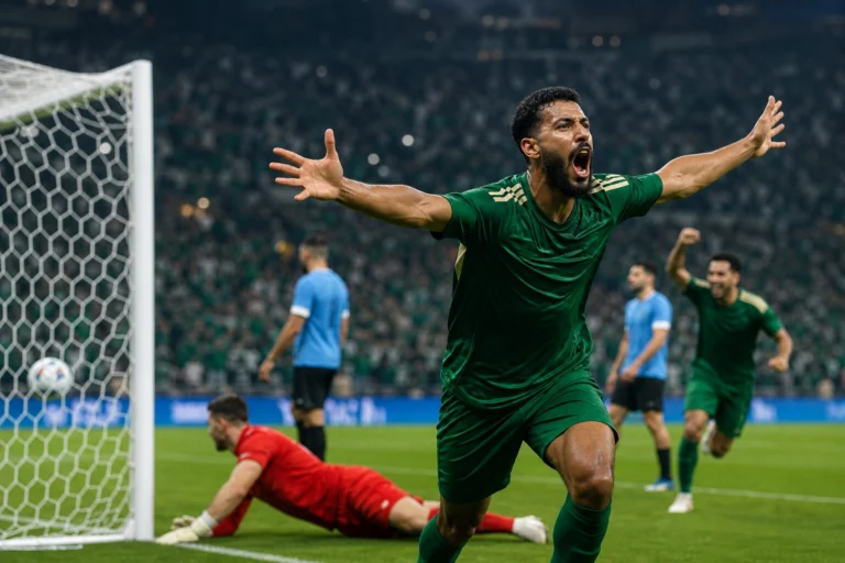 Illustration du match Saudi Arabia - Uruguay