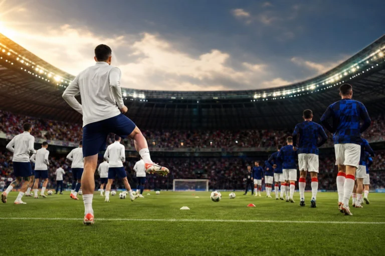 Illustration du match England - Croatia