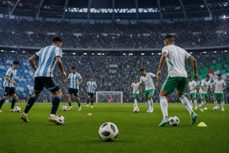 Illustration du match Argentina - Algérie