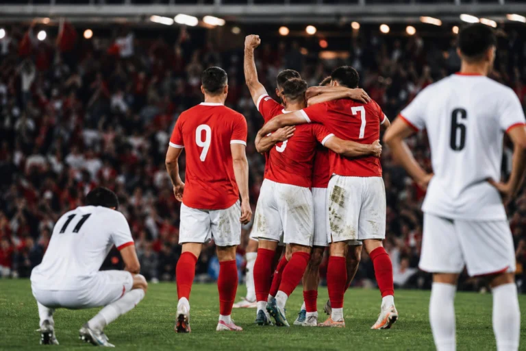 Illustration du match Austria - Jordan