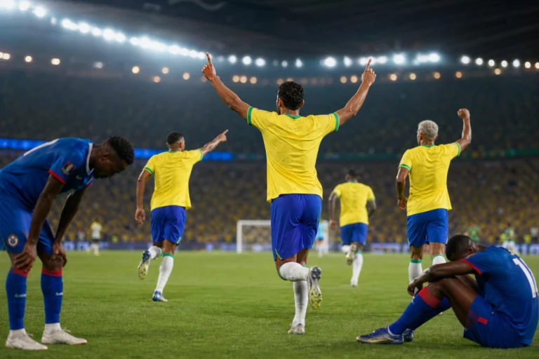 Illustration du match Brazil - Haiti