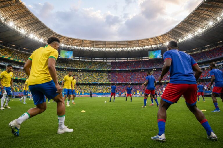 Illustration du match Brazil - Haiti