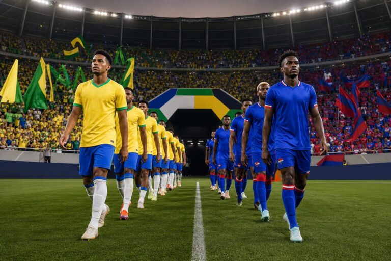 Illustration du match Brazil - Haiti
