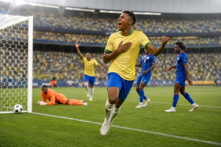 Illustration du match Brazil - Haiti