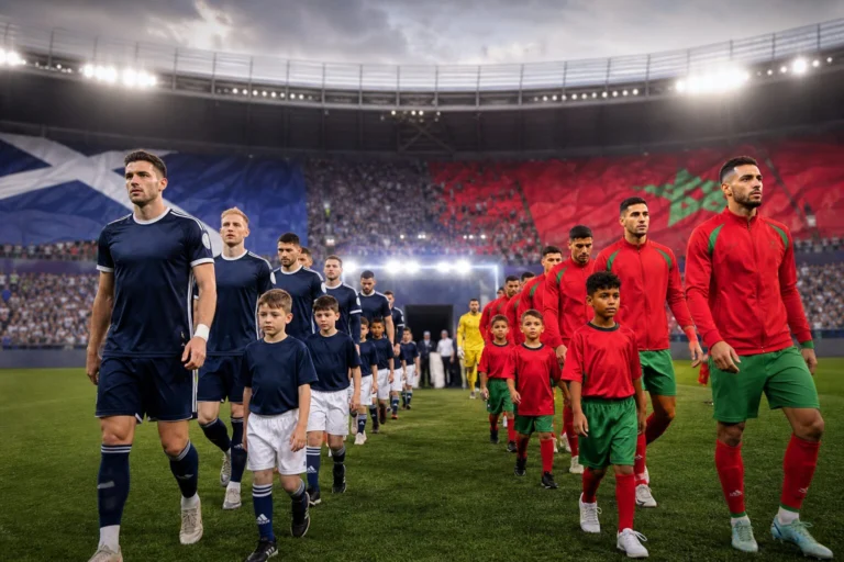 Illustration du match Scotland - Maroc