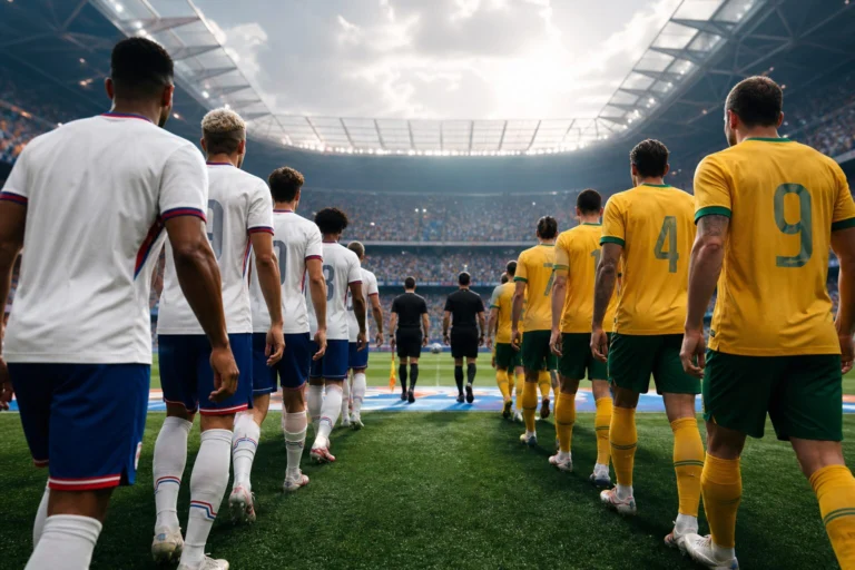 Illustration du match USA - Australia