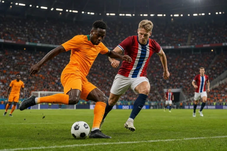 Illustration du match Côte d&rsquo;Ivoire - Norway