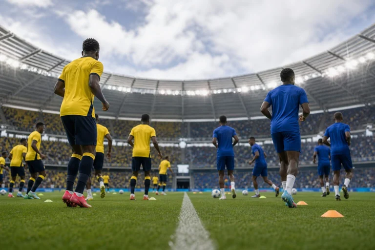 Illustration du match Ecuador - Curaçao