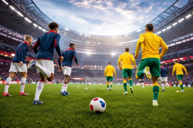 Illustration du match USA - Australia