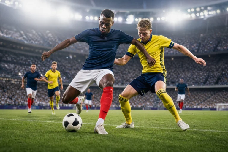Illustration du match France - Sweden