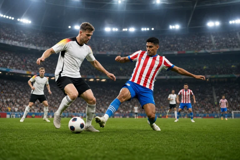 Illustration du match Germany - Paraguay