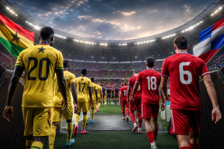Illustration du match Ghana - Panama