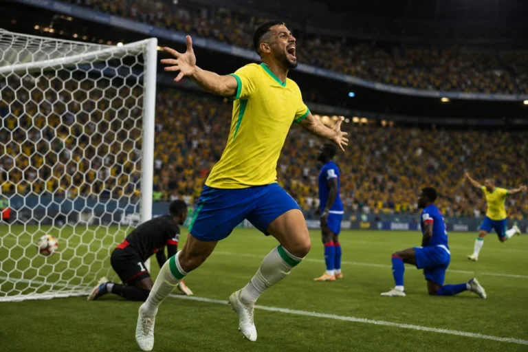 Illustration du match Brazil - Haiti