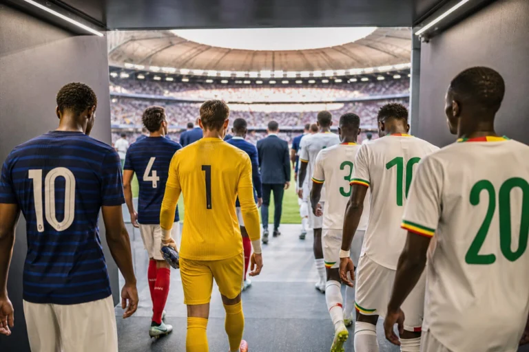 Illustration du match France - Sénégal