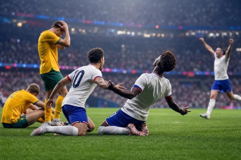 Illustration du match USA - Australia