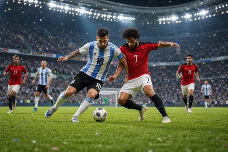 Illustration du match Argentina - Égypte