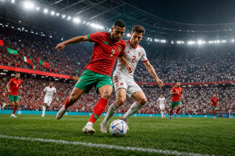 Illustration du match Canada - Maroc