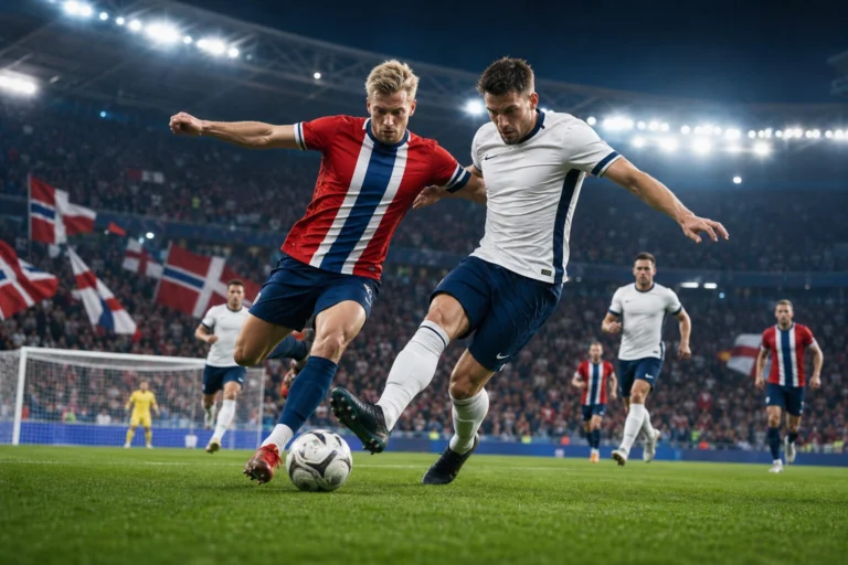 Illustration du match Norway - England